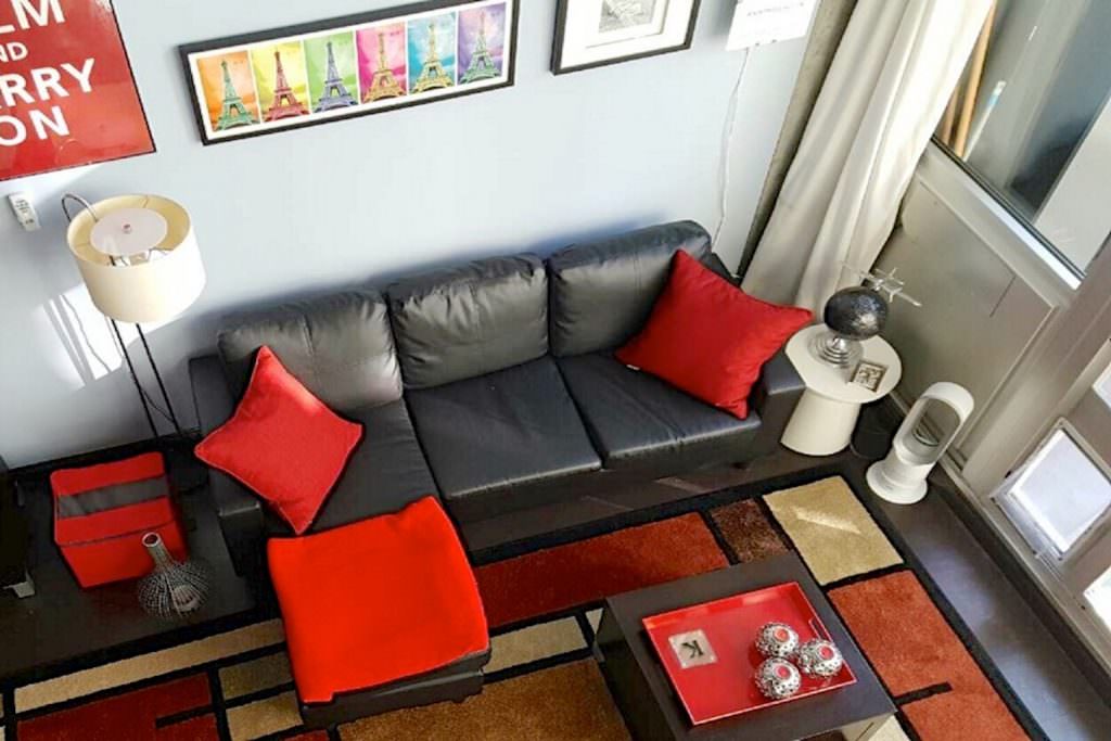 Yerba Buena Lofts #342 Living Room Couch Mike Broermann San Francisco Real Estate Agent Broker