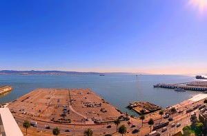 Watermark #Panoramic view of the San Francisco Bay from Unit 20B at The Watermark