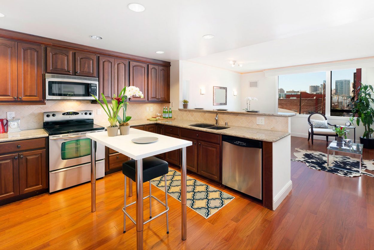 Beacon #420 Kitchen Living Room Mike Broermann San Francisco Real Estate Agent Broker