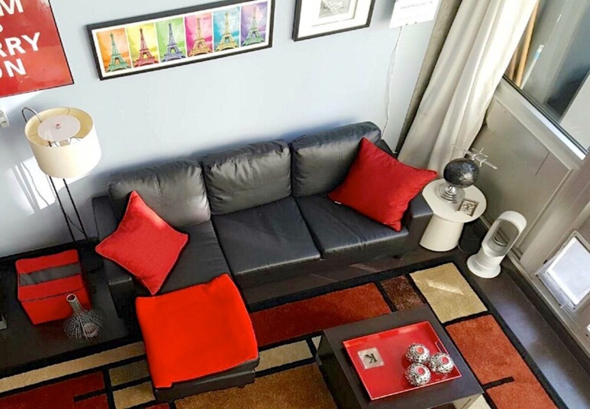 Yerba Buena Lofts #342 Living Room Couch Mike Broermann San Francisco Real Estate Agent Broker