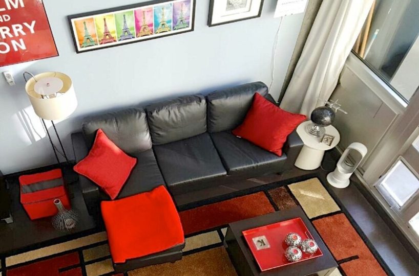 Yerba Buena Lofts #342 Living Room Couch Mike Broermann San Francisco Real Estate Agent Broker