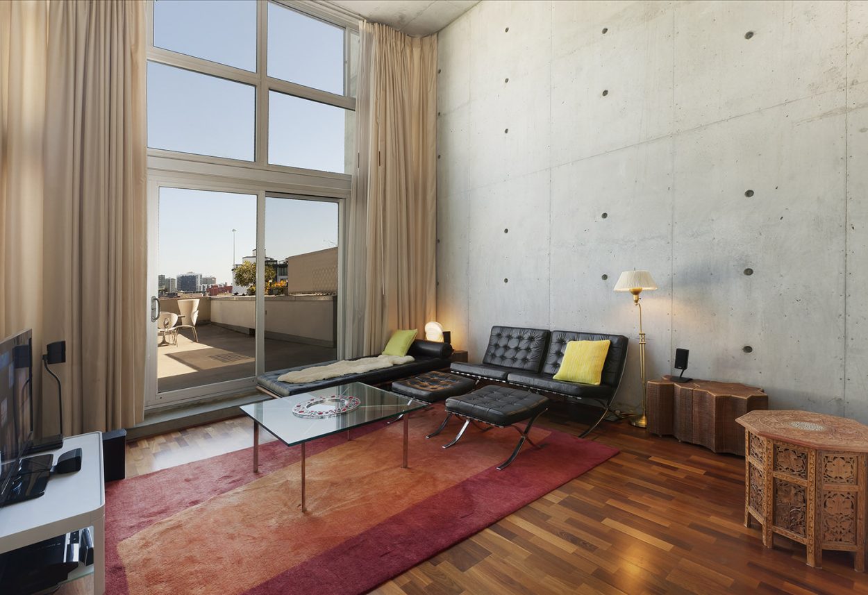 Yerba Buena Lofts #527 Living Room3 Mike Broermann San Francisco Real Estate Agent Broker