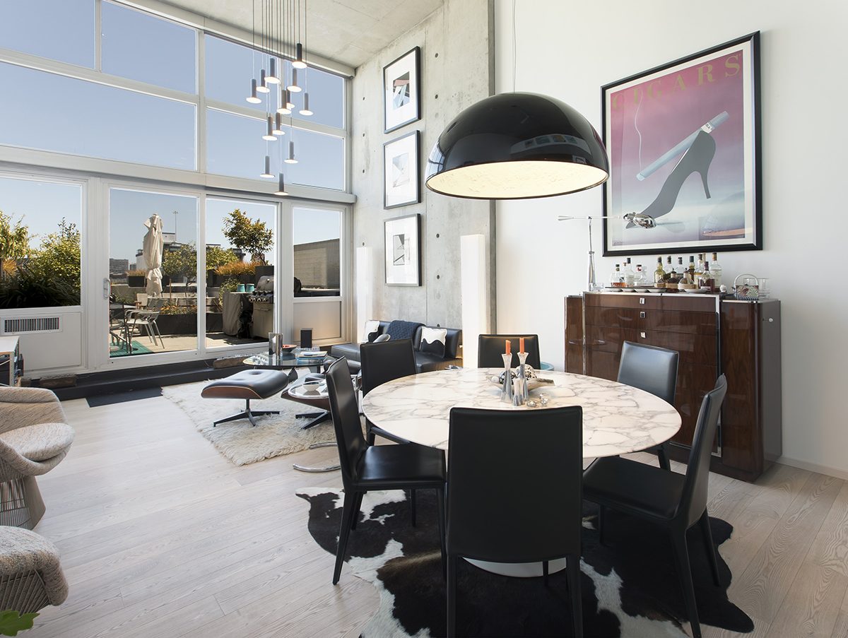 Yerba Buena Lofts #519 Terrace dining room