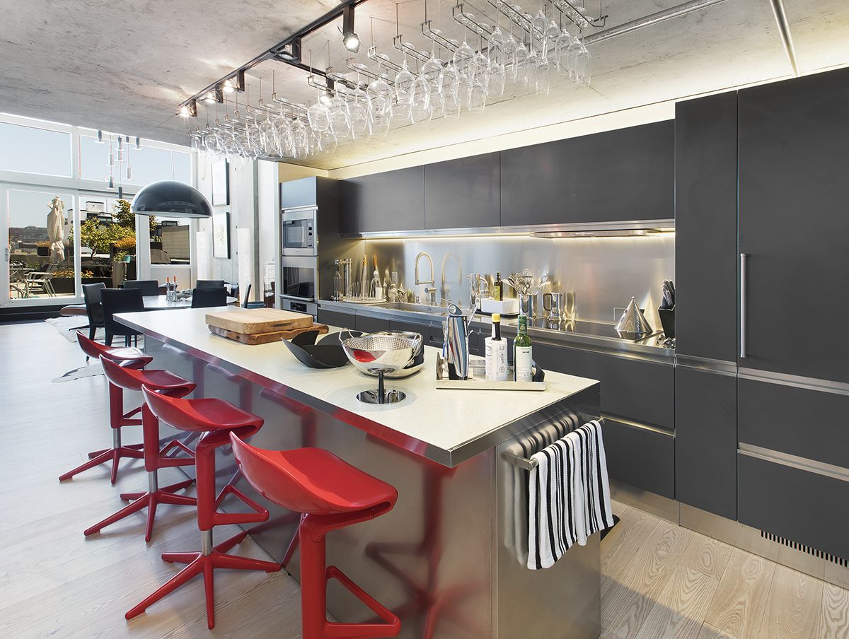 Yerba Buena Lofts #519 Terrace kitchen