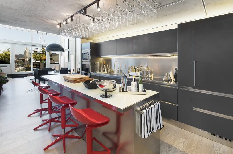 Yerba Buena Lofts #519 Terrace kitchen