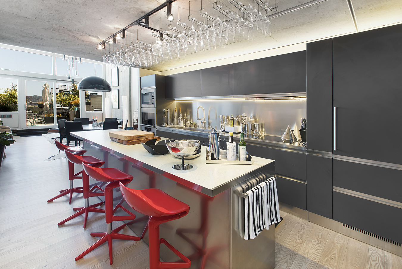 Yerba Buena Lofts #519 Terrace kitchen