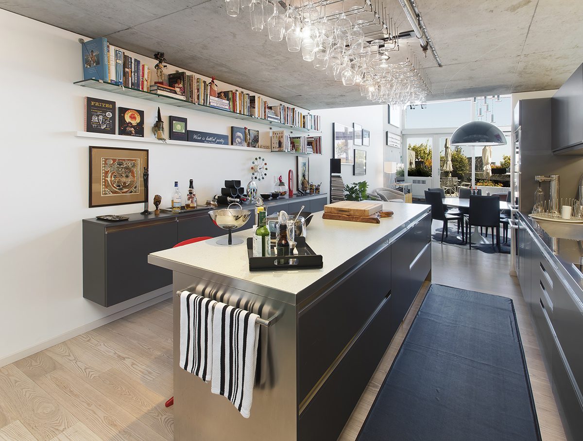 Yerba Buena Lofts #519 Terrace kitchen