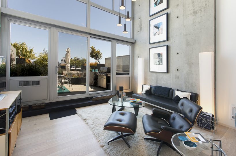 Yerba Buena Lofts #519 Terrace living room