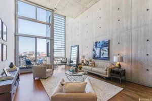 Yerba buena lofts penthouse 903 living