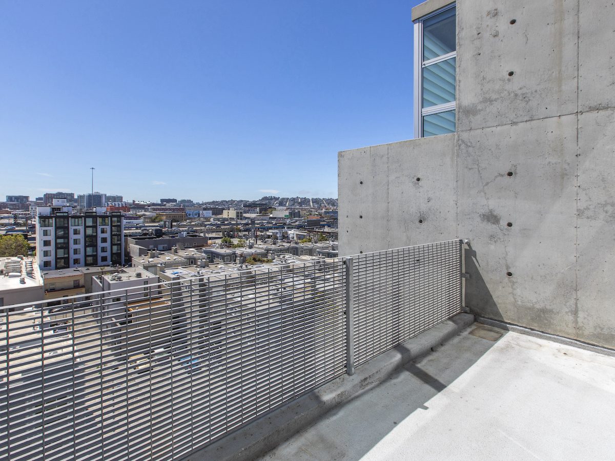 Yerba Buena Lofts Penthouse outdoor terrace