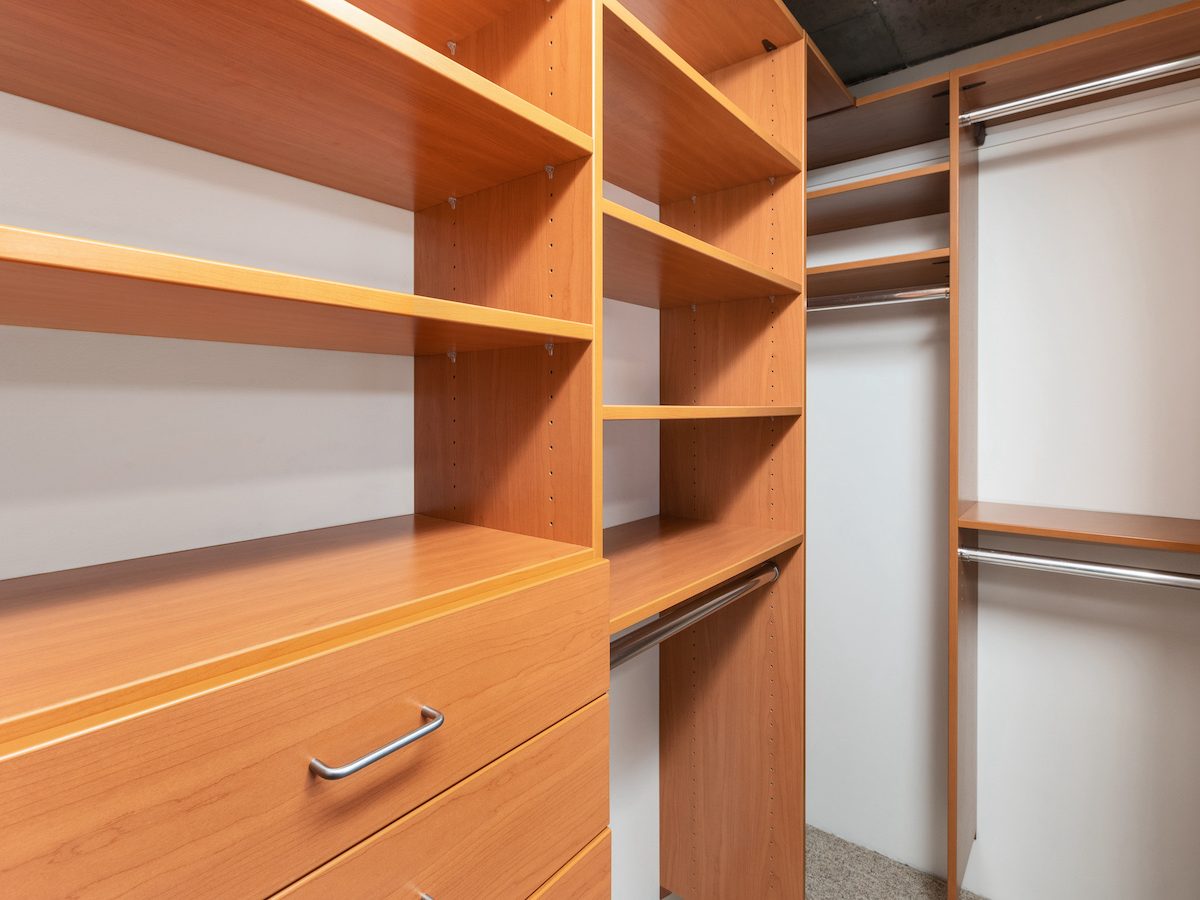 Yerba Buena Lofts Penthouse closet